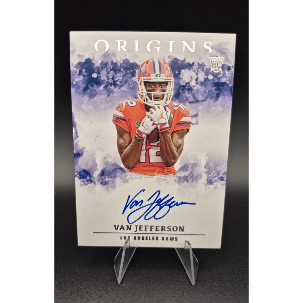 2020 Panini Origins Van Jefferson #RA-VJ Rookie Autographs Los Angeles Rams (RC)